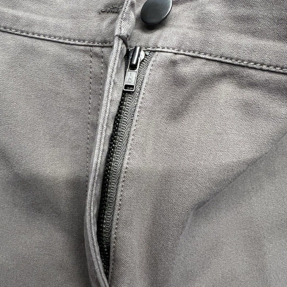 EILEEN FISHER Pants Women Beige XL Stretch Organic Cotton Twill Crop Straight - Picture 4 of 12